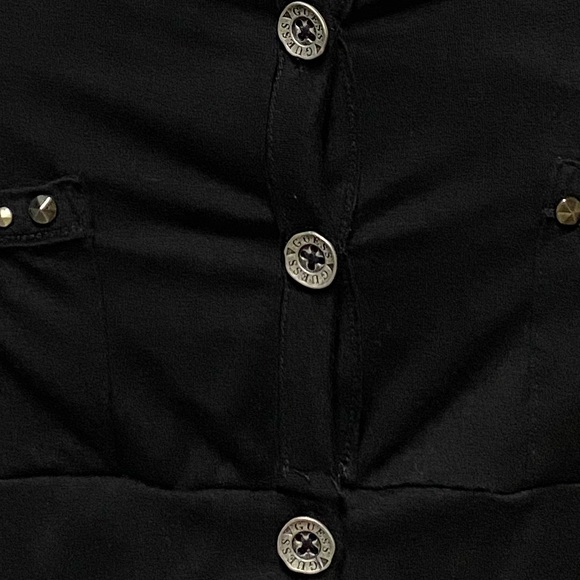 Guess Razor-Back Long Vest - Picture 3 of 14